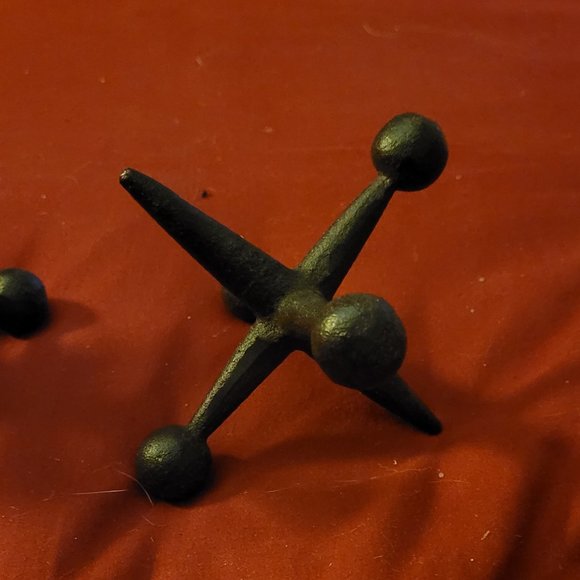 Mid-Century Rustic Metal Jack - Picture 3 of 4